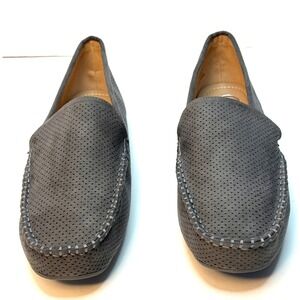 Journee Collection Women's Halsey Perforated Loafers Gray Size 12 NWT/BOX